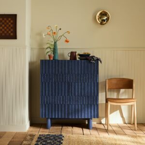 Azure Ridge Solid Wood Bar Cabinet