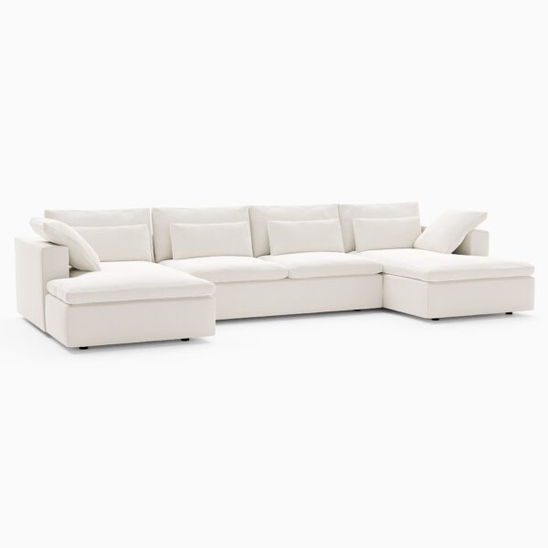 harmony-modular-3-piece-u-shaped-chaise-sectional-156-xl Arctic Luxe Grand Sectional – Premium U-Shaped Modular Sofa