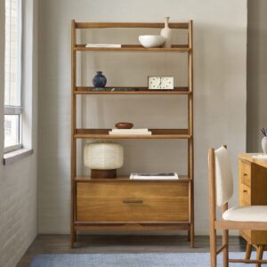 mid-century-bookshelf-w-drawer-38-xl Whitmore Ladder Bookshelf with Drawer