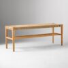 baycrest-outdoor-teak-dining-bench-protective-cover-xl Evaro Indoor/Outdoor Dining Set from