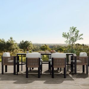 Auri Indoor/Outdoor 8-Seater Dining Set