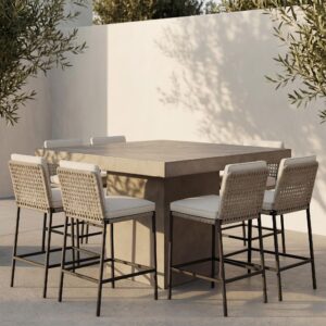 Nilo Indoor/Outdoor Square Bar Table