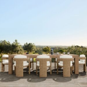 telluride-outdoor-extendable-table-76-106-westport-barrel--xl Solvi 9-Piece Outdoor Dining Set